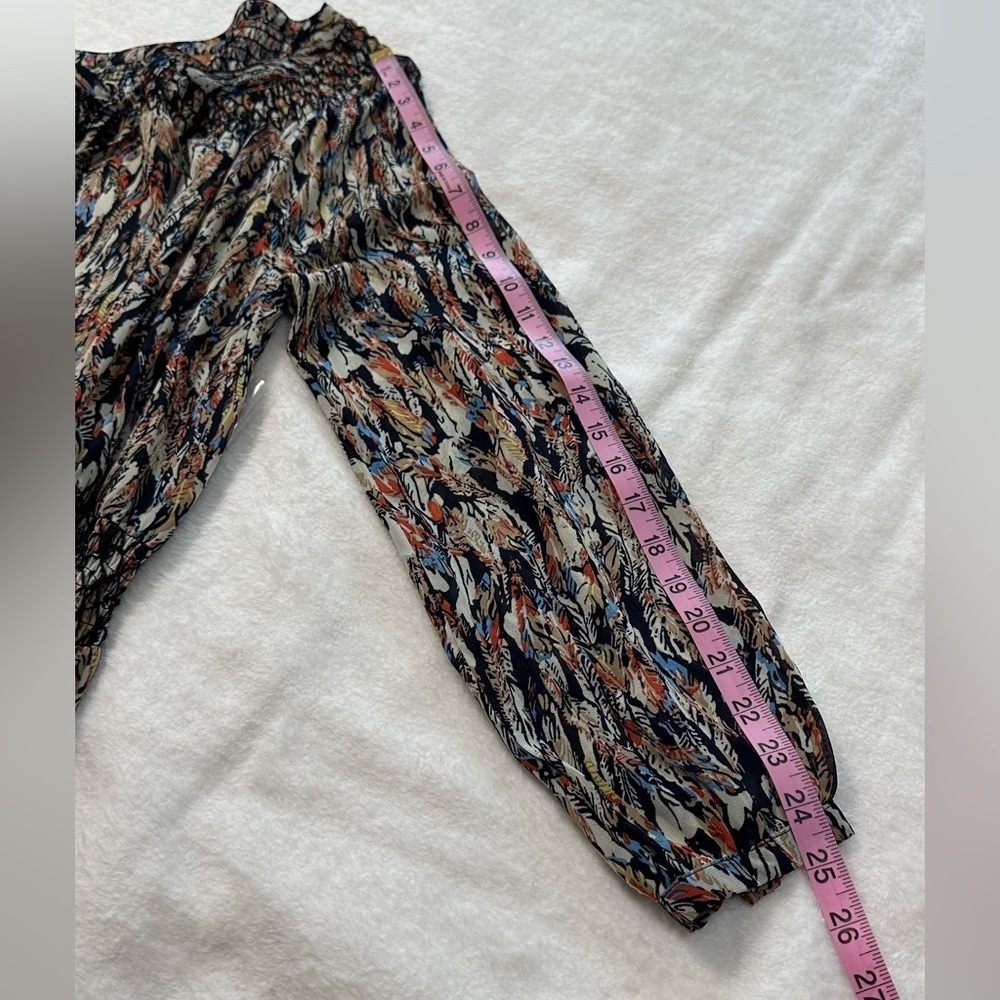 NWT Scully Feather Print Dress Patterned Garment - Picture 10 of 16